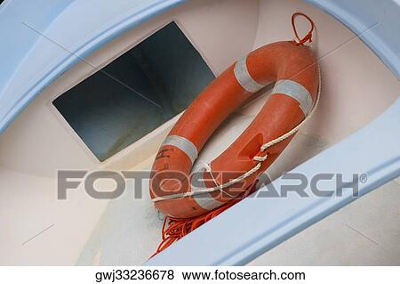 Close-up of a life belt in a boat, Italian Riviera, RioMaggiore, La Spezia, Genoa, Liguria, Italy View Large Photo Image Stock Photo - Close-up of a life belt in a boat, Italian Riviera, RioMaggiore, La Spezia, Genoa, Liguria, Italy. Fotosearch