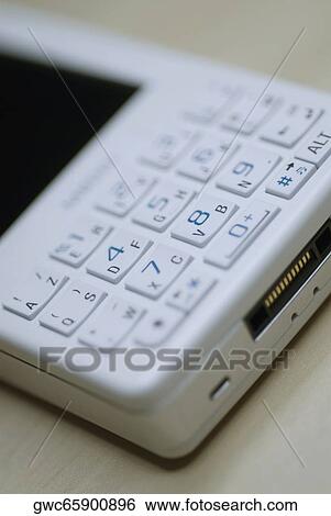 Stock Photograph - Close-up of a personal data assistant. Fotosearch