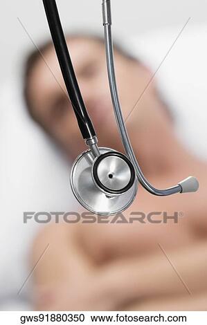 Close-up of a stethoscope View Large Photo Image Stock Image - Close-up of a stethoscope. Fotosearch