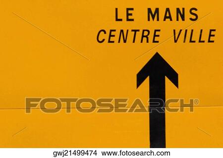 Close-up of an information board, Le Mans, France View Large Photo Image Picture - Close-up of an information board, Le Mans, France. Fotosearch