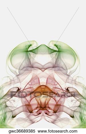 Stock Photography - Close-up of multi-colored smoke. Fotosearch