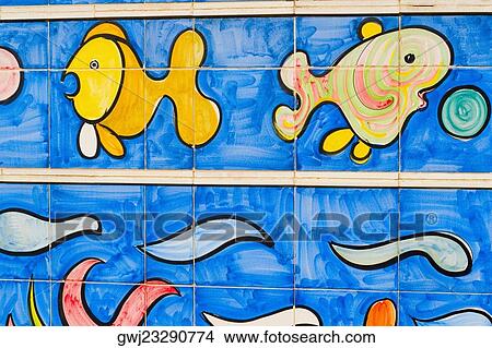 Close-up of paintings, Vietri sul Mare, Costiera Amalfitana, Salerno, Campania, Italy View Large Photo Image Picture - Close-up of paintings, Vietri sul Mare, Costiera Amalfitana, Salerno, Campania, Italy. Fotosearch