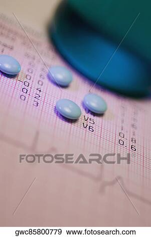 Close-up of pills on a medical report View Large Photo Image Stock Photo - Close-up of pills on a medical report. Fotosearch