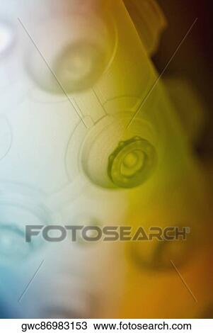 Stock Image - Close-up of push buttons on a circuit. Fotosearch