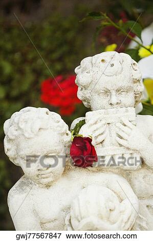 Stock Photo - Close-up of statues, Sorrento, Sorrentine Peninsula, Naples Province, Campania, Italy. Fotosearch