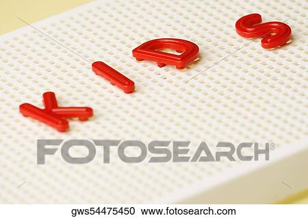 Close-up of text KIDS View Large Photo Image Stock Image - Close-up of text KIDS. Fotosearch