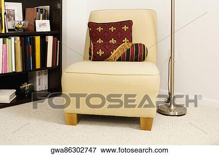 Stock Photo - Couch in a living room. Fotosearch