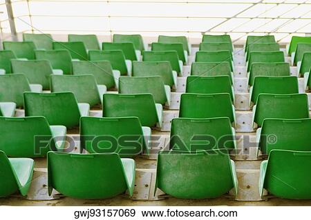 Empty seats in a stadium, Le Mans, France View Large Photo Image Stock Photo - Empty seats in a stadium, Le Mans, France. Fotosearch