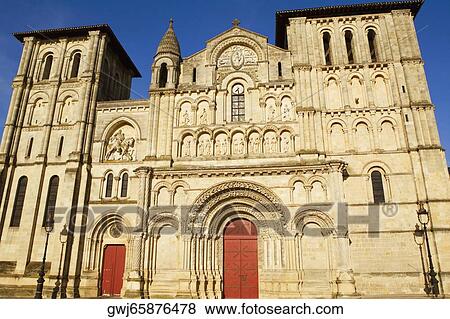 Facade of a church, Eglise Sainte-Croix, Bordeaux, France View Large Photo Image Stock Photo - Facade of a church, Eglise Sainte-Croix, Bordeaux, France. Fotosearch