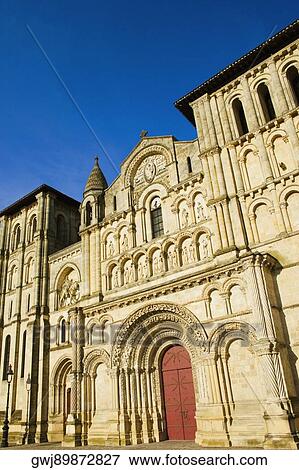 Facade of a church, Eglise Sainte-Croix, Bordeaux, France View Large Photo Image Stock Photo - Facade of a church, Eglise Sainte-Croix, Bordeaux, France. Fotosearch
