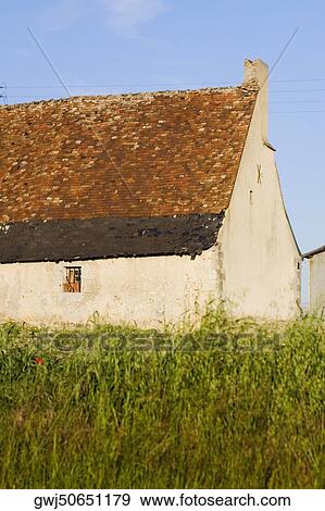Farmhouse in a field, Loire Valley, France View Large Photo Image Stock Photo - Farmhouse in a field, Loire Valley, France. Fotosearch