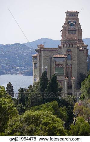 High angle view of a building, Italian Riviera, Liguria, Italy View Large Photo Image Stock Photo - High angle view of a building, Italian Riviera, Liguria, Italy. Fotosearch