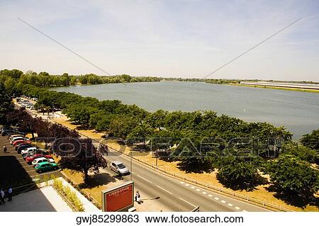 High angle view of a lake in a city, Bordeaux Lake, Bordeaux, Aquitaine, France View Large Photo Image Stock Image - High angle view of a lake in a city, Bordeaux Lake, Bordeaux, Aquitaine, France. Fotosearch