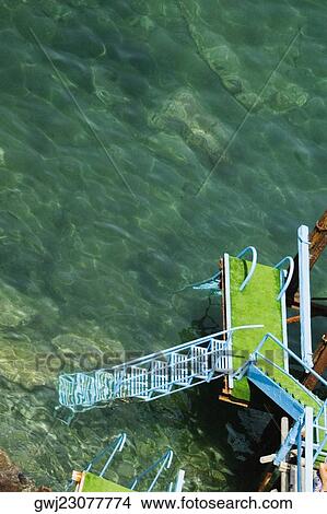 High angle view of a pier at seaside, Bay of Naples, Sorrento, Naples Province, Campania, Italy View Large Photo Image Picture - High angle view of a pier at seaside, Bay of Naples, Sorrento, Naples Province, Campania, Italy. Fotosearch