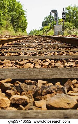 High angle view of a railroad track, Loire Valley, France View Large Photo Image Stock Image - High angle view of a railroad track, Loire Valley, France. Fotosearch