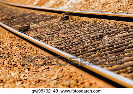 High angle view of a railroad track, Loire Valley, France View Large Photo Image Stock Photo - High angle view of a railroad track, Loire Valley, France. Fotosearch