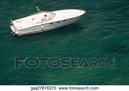 High angle view of a yacht in the sea, Sorrento, Naples Province, Campania, Italy View Large Photo Image Stock Photography - High angle view of a yacht in the sea, Sorrento, Naples Province, Campania, Italy. Fotosearch