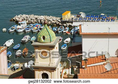 High section view of a church, Church Of St. Anna, Marina Grande, Capri, Sorrento, Sorrentine Peninsula, Naples Province, Campania, Italy View Large Photo Image Stock Image - High section view of a church, Church Of St. Anna, Marina Grande, Capri, Sorrento, Sorrentine Peninsula, Naples Province, Campania, Italy. Fotosearch