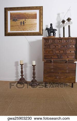 Stock Image - Interiors of a living room. Fotosearch