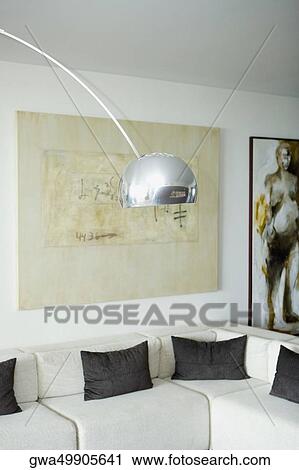 Stock Image - Interiors of a living room. Fotosearch