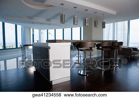 Interiors of the hall of a hotel View Large Photo Image Stock Photo - Interiors of the hall of a hotel. Fotosearch