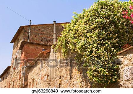 Low angle view of a building, Monteriggioni, Siena Province, Tuscany, Italy View Large Photo Image Stock Image - Low angle view of a building, Monteriggioni, Siena Province, Tuscany, Italy. Fotosearch