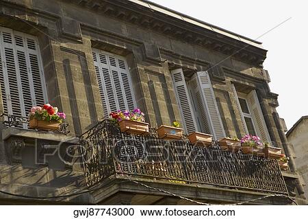 Low angle view of a building, Vieux Bordeaux, Bordeaux, France View Large Photo Image Stock Image - Low angle view of a building, Vieux Bordeaux, Bordeaux, France. Fotosearch