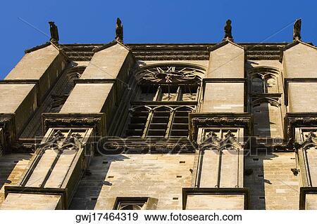 Low angle view of a cathedral, Le Mans Cathedral, Le Mans, France View Large Photo Image Stock Photo - Low angle view of a cathedral, Le Mans Cathedral, Le Mans, France. Fotosearch