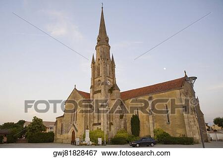 Low angle view of a church, Bordeaux, Aquitaine, France View Large Photo Image Stock Photo - Low angle view of a church, Bordeaux, Aquitaine, France. Fotosearch