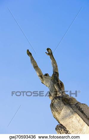 Low angle view of a statue, Le Mans, Sarthe, France View Large Photo Image Stock Photograph - Low angle view of a statue, Le Mans, Sarthe, France. Fotosearch