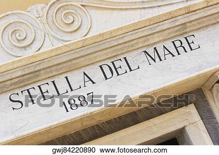 Low angle view of text on a wall, Sorrento, Naples Province, Campania, Italy View Large Photo Image Stock Image - Low angle view of text on a wall, Sorrento, Naples Province, Campania, Italy. Fotosearch