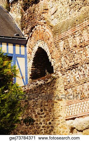Low angle view of the old ruins of a building, Le Mans, Sarthe, Pays-de-la-Loire, France View Large Photo Image Stock Image - Low angle view of the old ruins of a building, Le Mans, Sarthe, Pays-de-la-Loire, France. Fotosearch