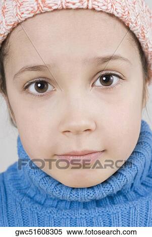 Stock Photography - Portrait of a girl. Fotosearch