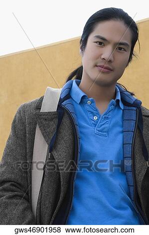 Portrait of a young man View Large Photo Image Stock Photo - Portrait of a young man. Fotosearch