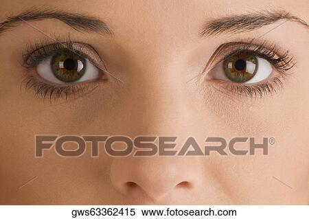 Portrait of a young woman's eyes View Large Photo Image Stock Photography - Portrait of a young woman's eyes. Fotosearch