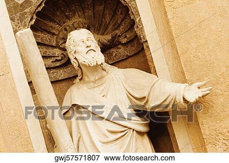 Statue in a church, Baroque Il Gesu, Genoa, Liguria, Italy View Large Photo Image Stock Photo - Statue in a church, Baroque Il Gesu, Genoa, Liguria, Italy. Fotosearch