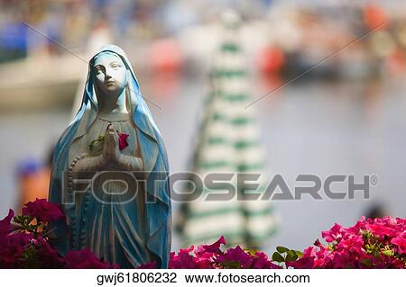 Statue of Virgin Mary, Sorrento, Sorrentine Peninsula, Naples Province, Campania, Italy View Large Photo Image Stock Image - Statue of Virgin Mary, Sorrento, Sorrentine Peninsula, Naples Province, Campania, Italy. Fotosearch
