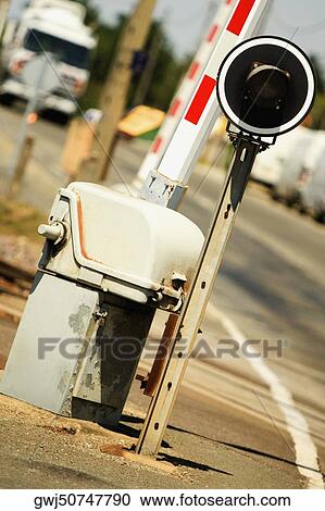 Stoplight at a railroad crossing, Loire Valley, France View Large Photo Image Stock Image - Stoplight at a railroad crossing, Loire Valley, France. Fotosearch