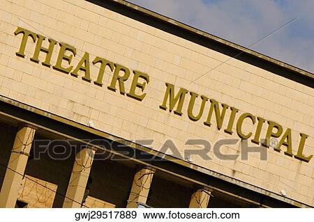 Text mounted on the wall of a movie theater, Theatre Municipal, Le Mans, Sarthe, France View Large Photo Image Stock Photo - Text mounted on the wall of a movie theater, Theatre Municipal, Le Mans, Sarthe, France. Fotosearch