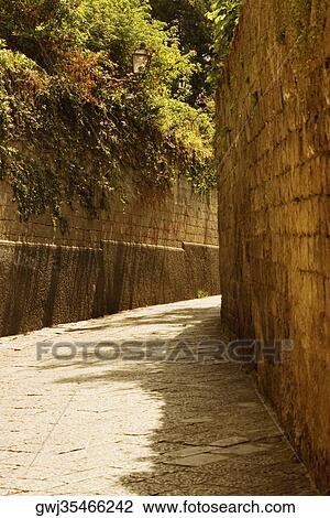 Walls along a street, Sorrento, Sorrentine Peninsula, Naples Province, Campania, Italy View Large Photo Image Stock Image - Walls along a street, Sorrento, Sorrentine Peninsula, Naples Province, Campania, Italy. Fotosearch