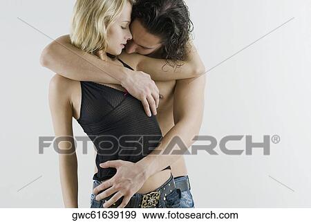 Young couple romancing View Large Photo Image Stock Photo - Young couple romancing. Fotosearch