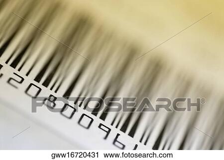 Stock Image - Close-up of a bar code. Fotosearch