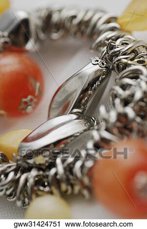 Stock Image - Close-up of a bracelet. Fotosearch