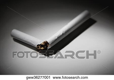 Close-up of a broken cigarette View Large Photo Image Stock Image - Close-up of a broken cigarette. Fotosearch