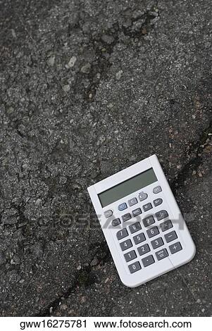 Stock Image - Close-up of a calculator. Fotosearch