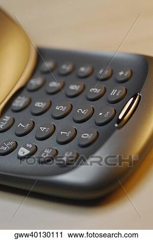Stock Image - Close-up of a calculator. Fotosearch