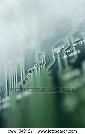 Close-up of a circuit board View Large Photo Image Stock Image - Close-up of a circuit board. Fotosearch