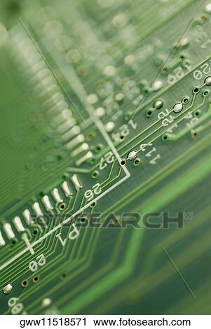 Close-up of a circuit board View Large Photo Image Stock Image - Close-up of a circuit board. Fotosearch