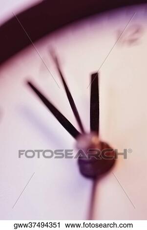 Stock Image - Close-up of a clock. Fotosearch