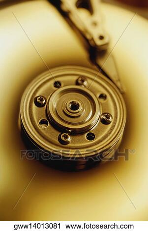 Close-up of a computer hard drive View Large Photo Image Stock Image - Close-up of a computer hard drive. Fotosearch